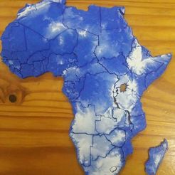 IMG-20180623-WA0001.jpeg Free 3D file Africa country puzzle・3D print design to download