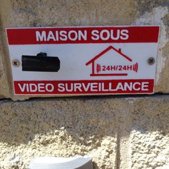 DSC07945.JPG Free 3D file Video Surveillance Panel・3D printing template to download