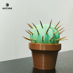 Face1.png Fichier STL gratuit Porte cure-dents en forme de cactus avec jardinière・Objet imprimable en 3D à télécharger