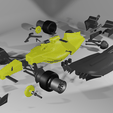 Exploded-assembly-min.png F1 2022 Car 1/18 Scale 3d Print
