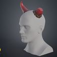 Broken_horns_main_3Demon.jpg Broken horns - wearable cosplay accessory