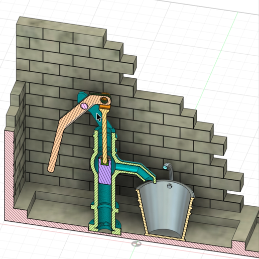 Hand Pump Model Design・Free STL File for 3D printing・Cults