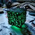 20200620_111839.jpg Borg Cube - Green LED Tea Light