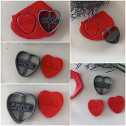 20220105_163445-1.jpg Valentines XOXO Heart Clay/Cookie Cutter
