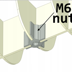 osadzona.png STL file HOLDER FOR THE SHIP MODEL TO BE MOUNTED ON A STAND [M6]・3D printing template to download