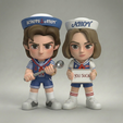 steve-robin-ahoy.png Scoops Ahoy Duo Pack - Steve & Robin (Stranger Things) - Chibi STL Bundle