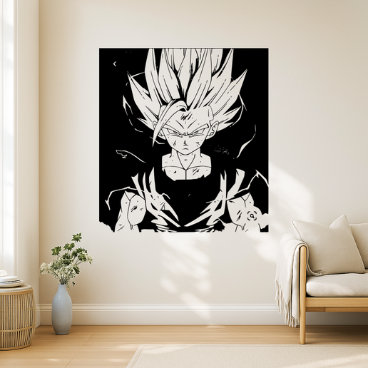 Dragon Ball Gohans Super Saiyan 2 Form