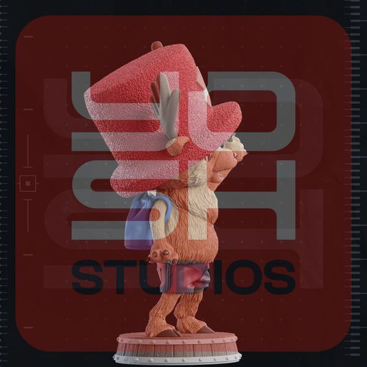 side.jpg Life Size Pirate Reindeer 3D Printer STL