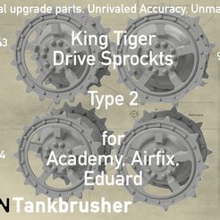 Template-Hero-shot-King-Tiger-Drive-Sprocket-Copy.jpg 1/35 King Tiger Drive Sprockets Type 2 for Academy (352401002)