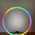 IMG_9455.jpg LED RGB DESIGNER CIRCLE RING LIGHT LAMP - App & Music Controlled