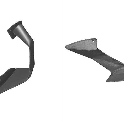 Suzuki GSX-R 1000 Compatible Winglet - Replacement STL