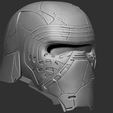 32131212111.png Kylo Ren helmet 1to1 scale 3D print model