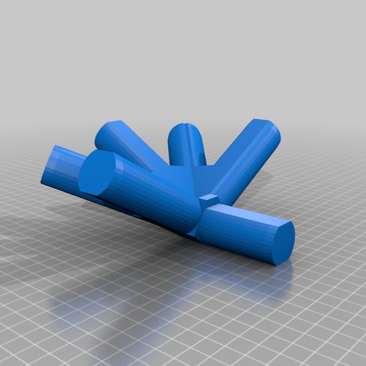 pvc-hip2.png Space Frame connector for PVC 1" pipe