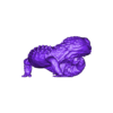 Gegko_Shdding_V5.stl Cute Gecko Shedding Skin V4 - VRML Color 3d print & STL Included!  -Lizard