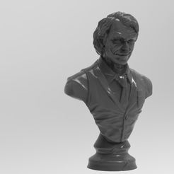 untitled.88.jpg Free STL file Joker bust・3D printable model to download