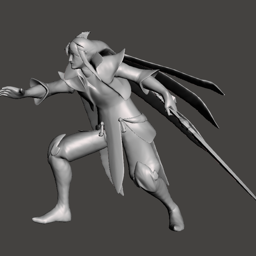 Enduring Sword Talon - 3D model önizlemesi