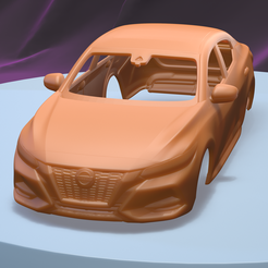 b001.png STL file Nissan Sentra 2020 (1/24) printable car body・Design to download and 3D print
