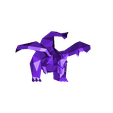 charizard_without-custom-support-pads.STL Charizard Low-Poly Pokemon