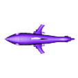 shark-body.stl Shark submarine nautilus style