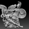 Reconstruction-of-Pergamon-athena.jpg Athena vs Giant – Pergamon Altar Reconstruction |3D STL Model