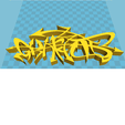 graffiti image.png Graffiti 3d model print