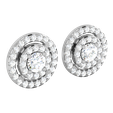 710V-3D-W.png 🔥 Double Halo Round Diamond Stud Earrings CAD Model (710V) 💎