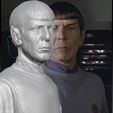 Spock_0019_Слой 3.jpg Mr. Spock from Star Trek Leonard Nimoy bust