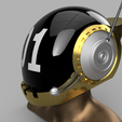 scfedrgrthrth.png One pîece - Pirate Daft Punk - Shaka punk - Helmet - 3D Model
