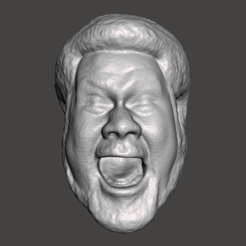 Screenshot-1417.png Файл STL WWE WWF LJN Style Haku Head Sculpt・Модель для загрузки и печати в формате 3D