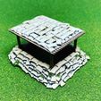 Roofed-Bunker-2-a.jpg Small Observation Bunker Style 2 - 15mm Scale for FoW