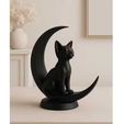 WhatsApp-Image-2025-08-14-at-20.30.40.jpeg Décoration Sculpture Figurine Chat assis sur la lune | Minimaliste