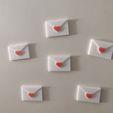 Valentine's Day Magnetic Card with Heart