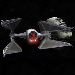 1.jpg STAR WARS TIE INTERCEPTOR – Highly detailed & fully printable – Cockpit & openable hatch – With instructions