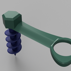 Schneidgerät-v1.png STL-Datei Spiralschneider für Salatgurken und Rettich kostenlos・Design zum 3D-Drucken zum herunterladen