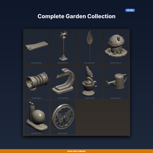 Complete Garden Collection - 10-Model STL Bundle
