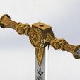 preview7.JPG Masonic Ceremony Sword-Ready 3D Print