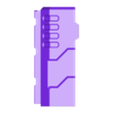 TARF_1.0_-_Left_Nerf_Rail.stl X-shot Turbo Advance Rail Foregrip Replacement