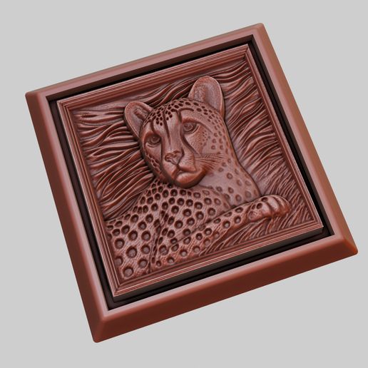 3D file Cheetah Animal 3D Model for CNC Router Laser & 3D Printer 🐆 ・3D ...