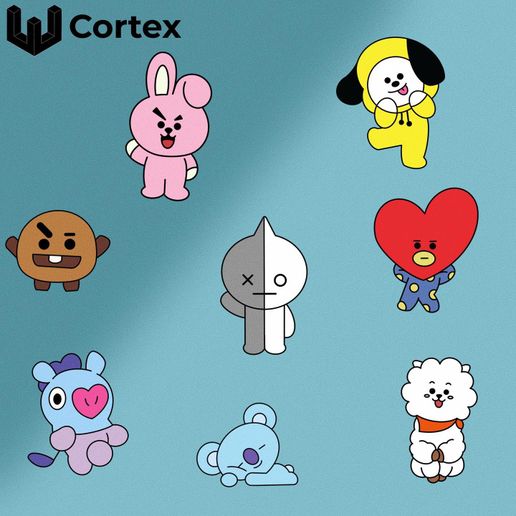 BTSなどいろいろ 🍪 BTS 21 COOKIE CUTTERS!・ STL File for ・Cults