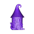 Themed Birdhouse – Enchanted Tower with Dragon.stl Themed Birdhouse - Enchanted Tower with Dragon
