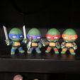 7D4DF115-9038-4B8A-A76C-4522D4D91558.jpeg STL file TMNT Leo, Donnie, Mikey, Raph・3D print design to download