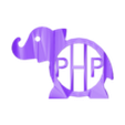 elephpant-3d.stl PHP language elephant gadget