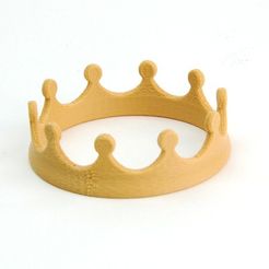 MAKIES_Crown_Beige_display_large.jpg Free STL file Makies Crown・Model to download and 3D print
