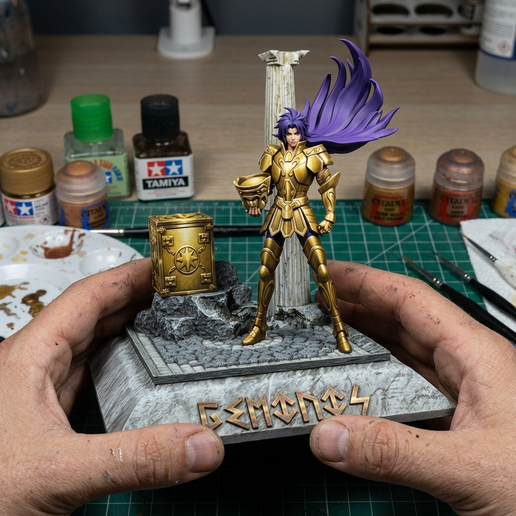 ♊ Saga of Gemini - The Emperor of Evil | 3D Figure with Base and