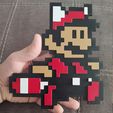 il_1588xN.3438629740_fc3x.jpg Raccoon Mario 8-Bit From Super Mario 3 Wall Art No coloring Use single extruder