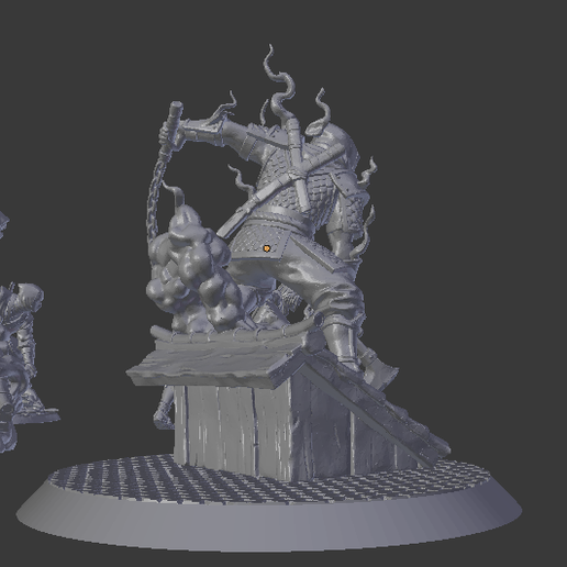 Screen-Shot-2026-06-07-at-13.37.28.png NINJA KAGEROU – THE SMOKE LEADER 32 mm (STL) Dark Fantasy NINJA D&D Table Top Board Game