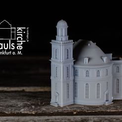 paulskirche.jpg Fichier STL gratuit Frankfurter Paulskirche (Francfort-sur-le-Main)・Objet imprimable en 3D à télécharger, vandragon_de