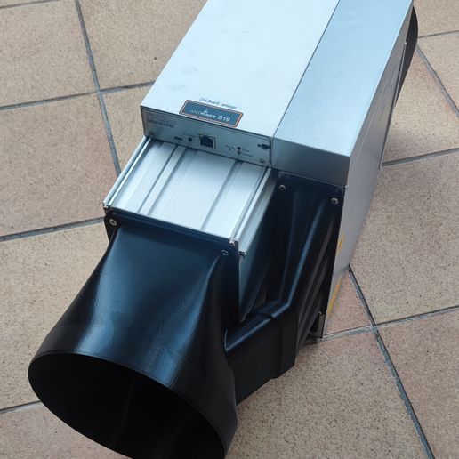 V2 Antminer s19 Nozzle adapter ventilation cover duct cover BTC
