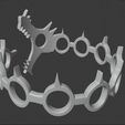 SOLID.JPG Bracelet DRAGON 3D print model (Seven Deadly Sins)