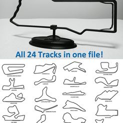 All 24 Tracks in one file! 24 Australian motor racing tracks / circuits - With STAND - BULK PURCHASE